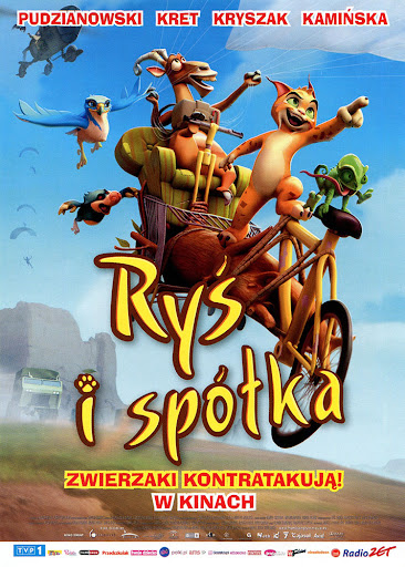 Przód ulotki filmu 'Ryś i Spółka'