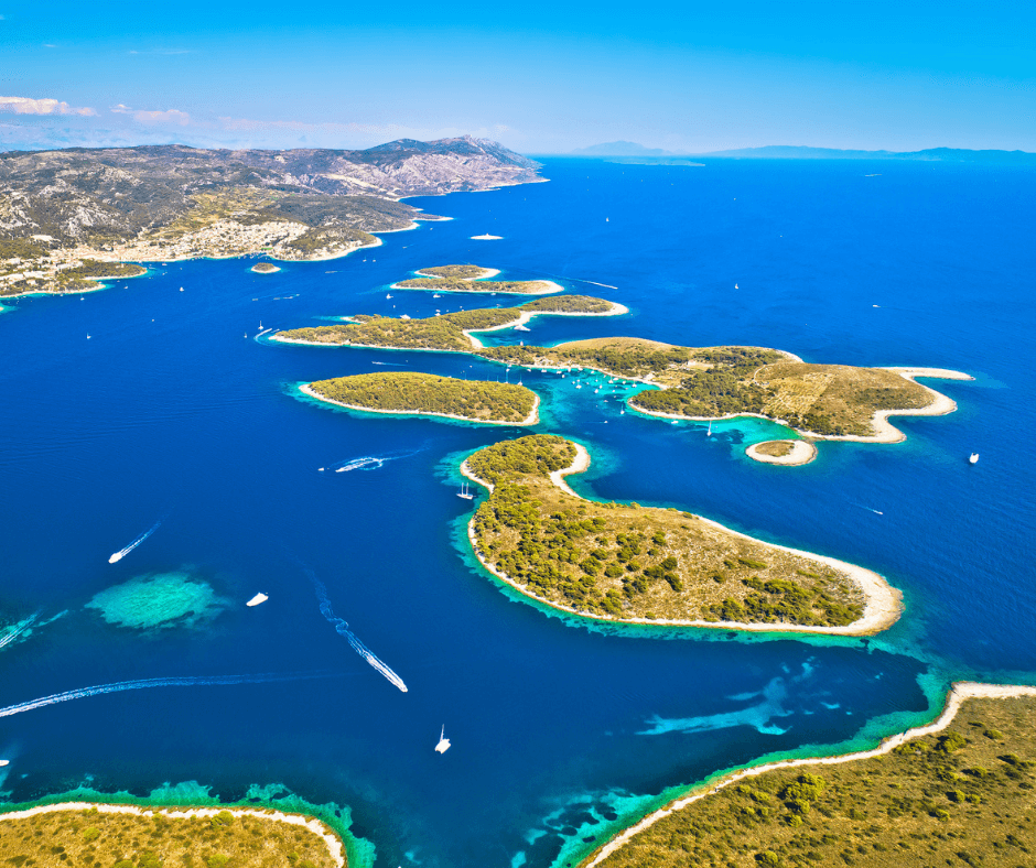 Route in Kroatien: Hvar