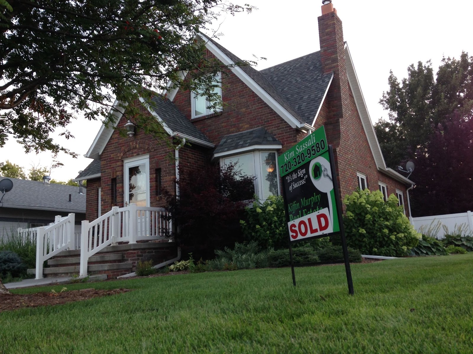 A Property that has a SOLD sign.