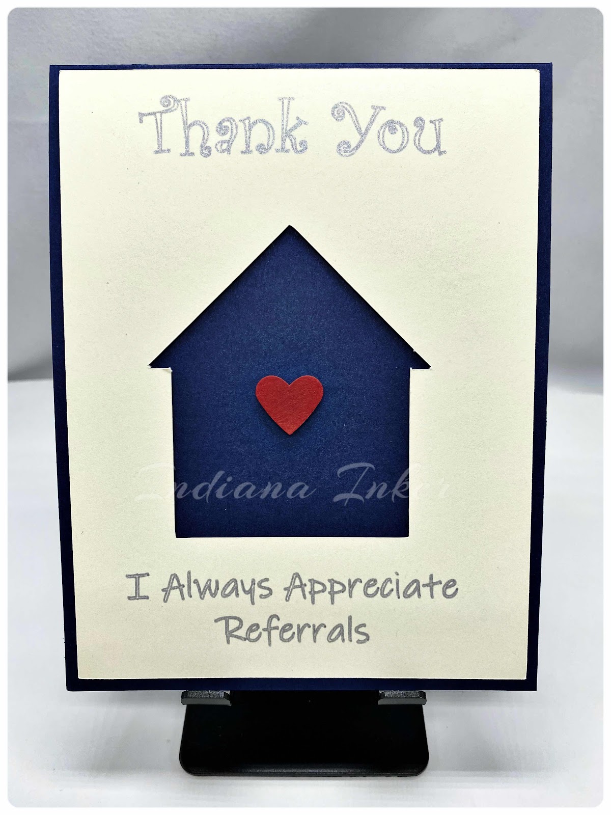 handmade realtor card