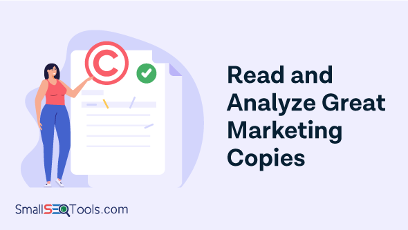 Read and analyze marketing copies