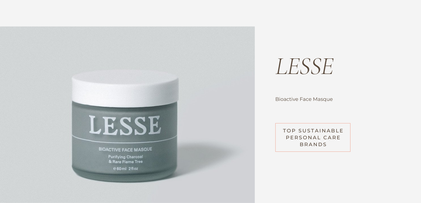 embrace sustainable living with lesse