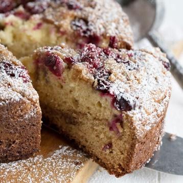 Cranberry Streusel Cake - Seasons and Suppers