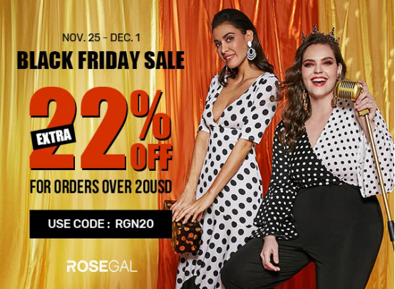 Best Black Friday Sale With Rosegal