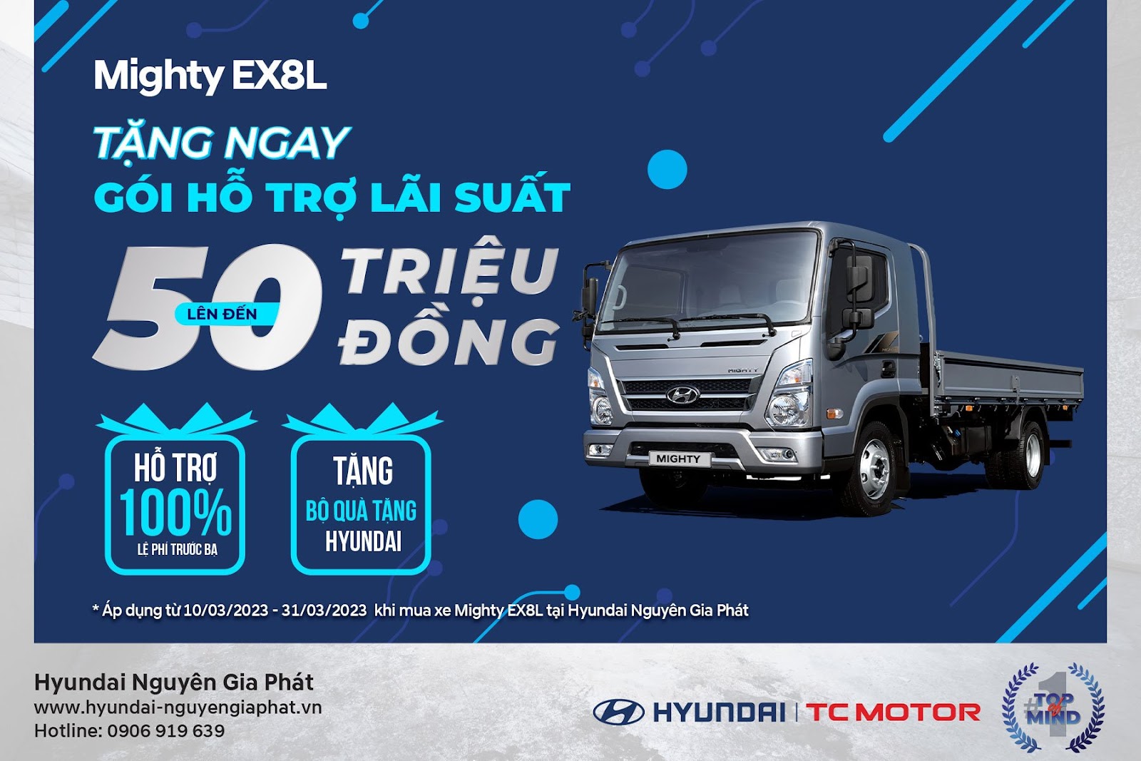 Chương trình ưu đãi khuyến mãi tháng 3 khi mua xe Hyundai EX8L