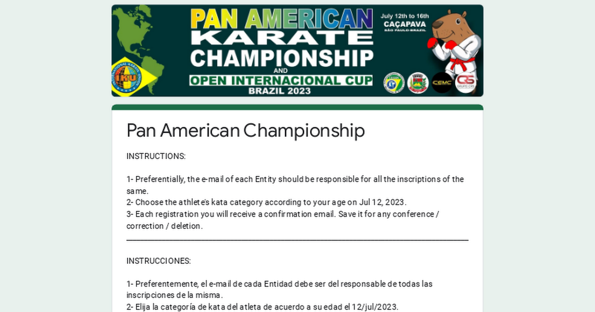 Pan American Championship