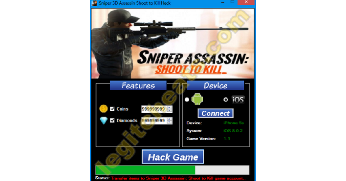 Sniper 3D Assassin Hack Cheats 100 Working No Surveys 