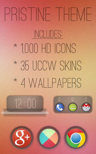 Pristine (Icons + UCCW Skins) apk