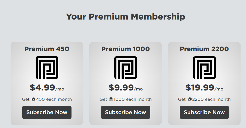 free Robux - premium membership