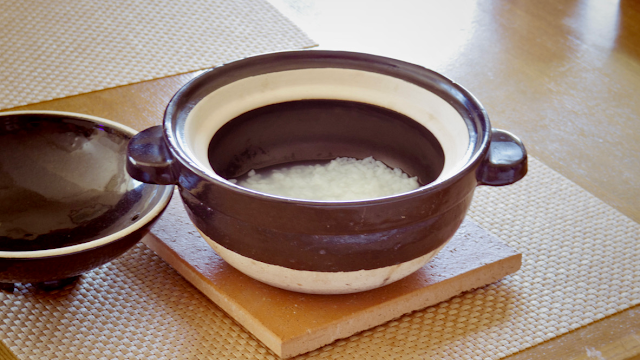 土鍋とスープジャーで作るお粥