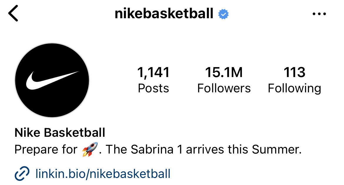 Nike instagram accounts 2025