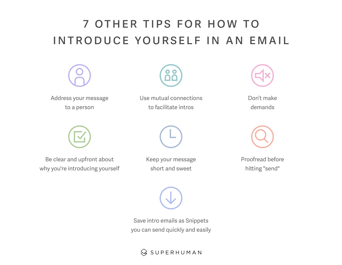 7 other tips for how to introduce yourself in an email