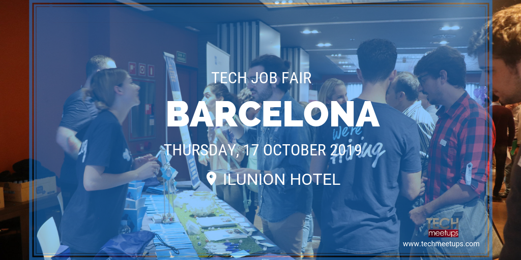 JOIN BARCELONA TECH JOB FAIR 2019