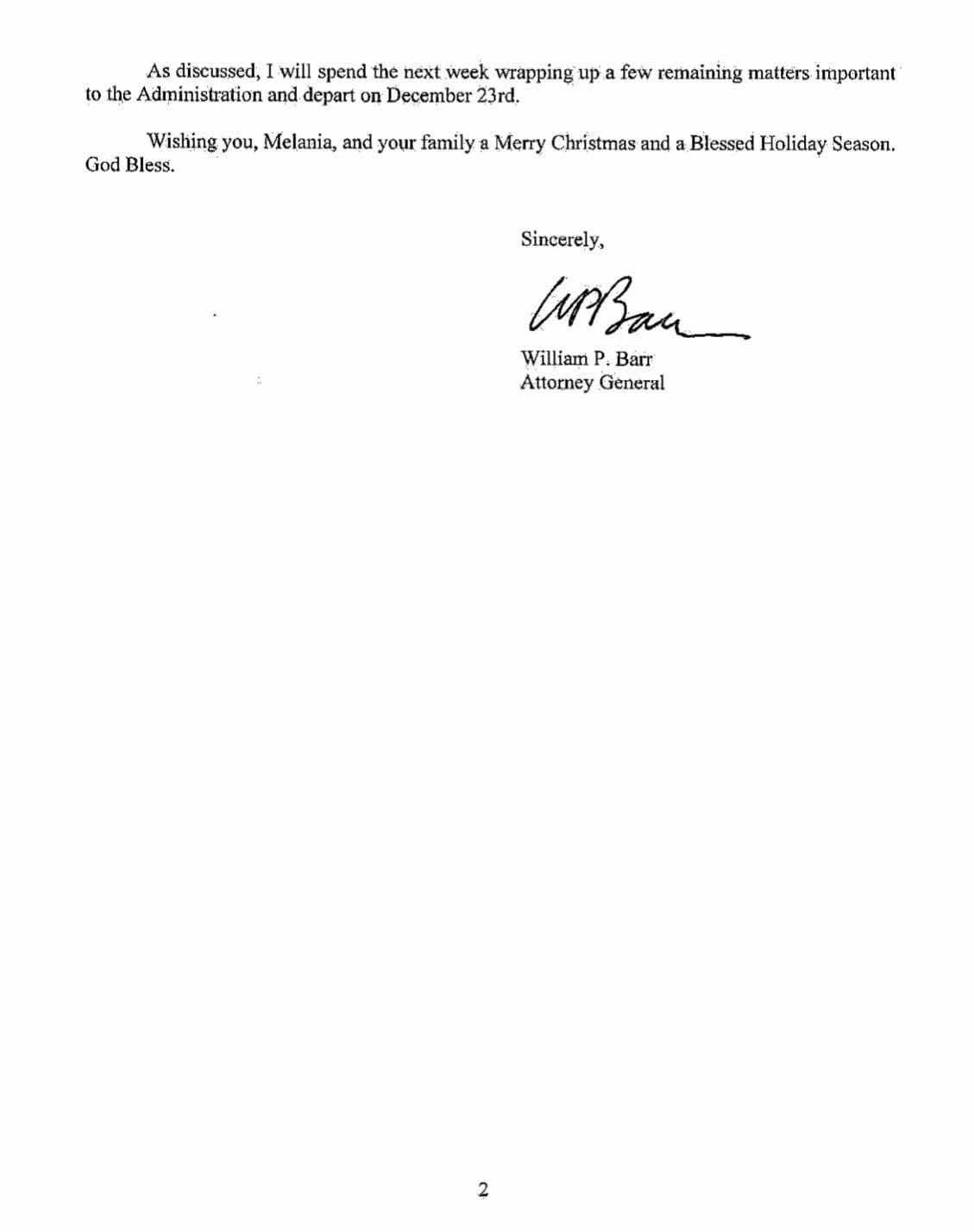WILLIAM P. BARR