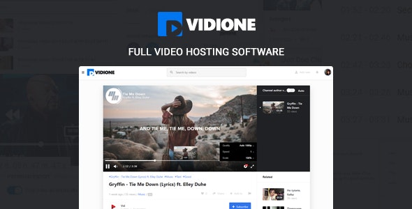 Vidione - online media platform software - CodeCanyon Item for Sale