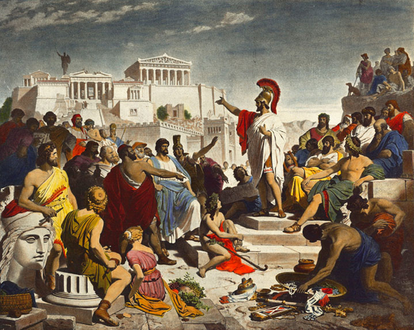 Athenian democracy.