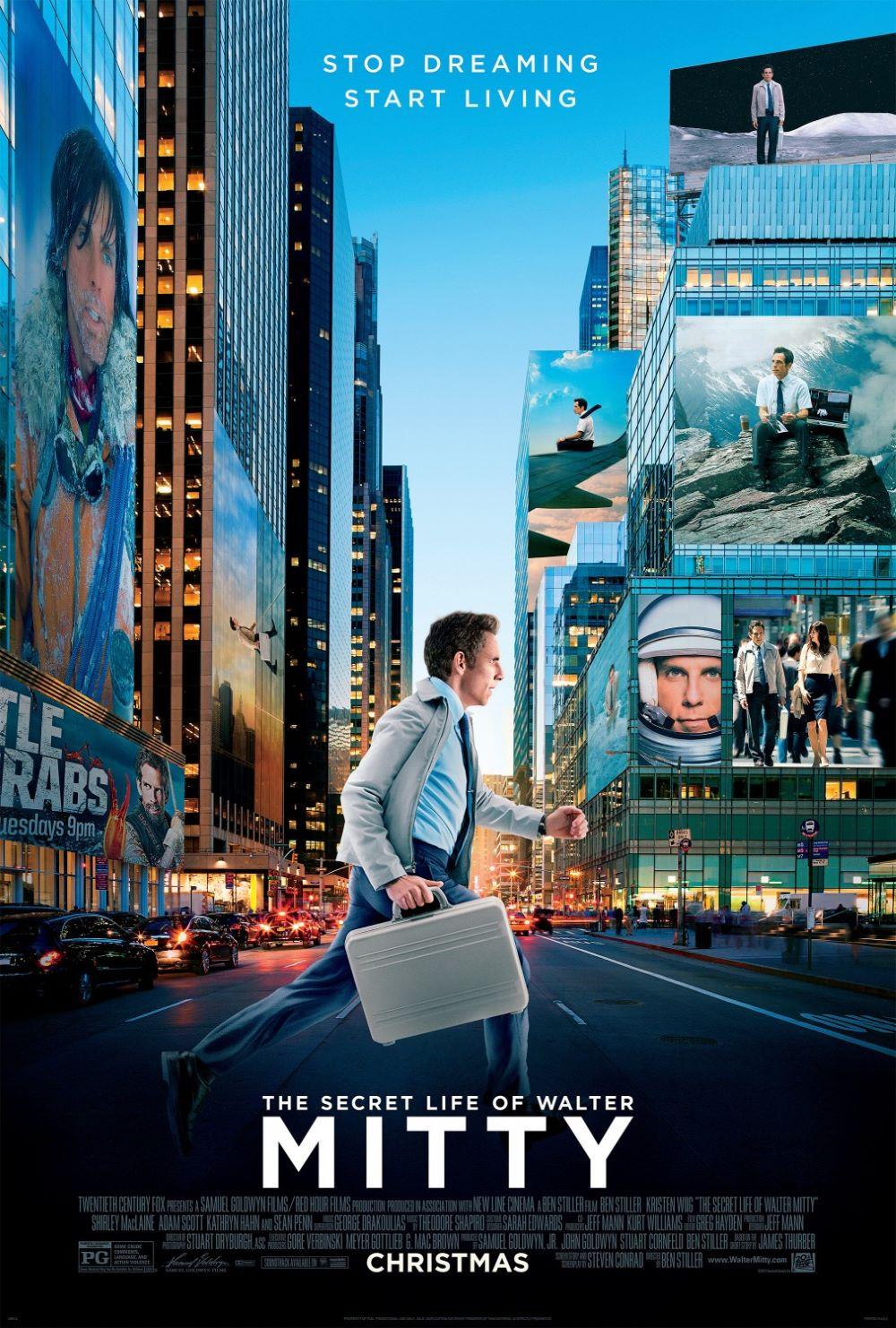 1.THE SECRET LIFE OF WALTER MITTY 