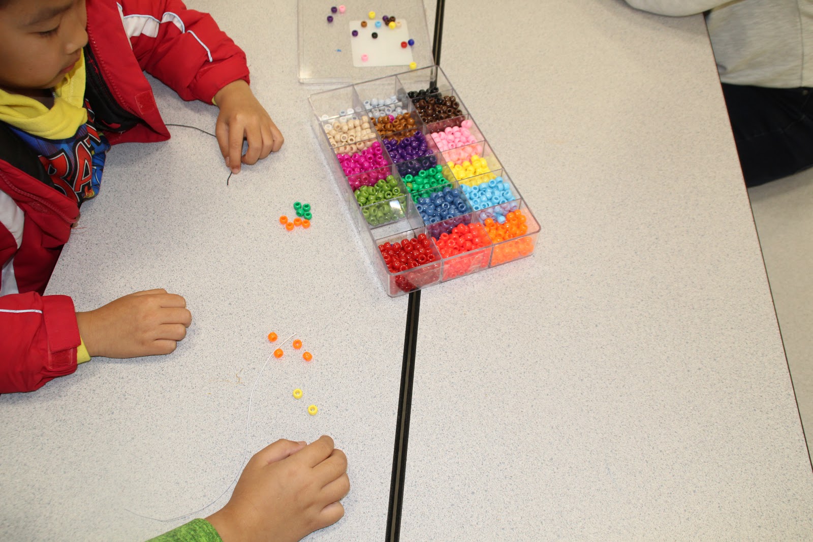 Binary Bracelet unplugged activity.