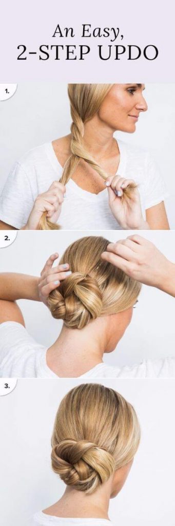 Breezy Bun Hairstyle for girls