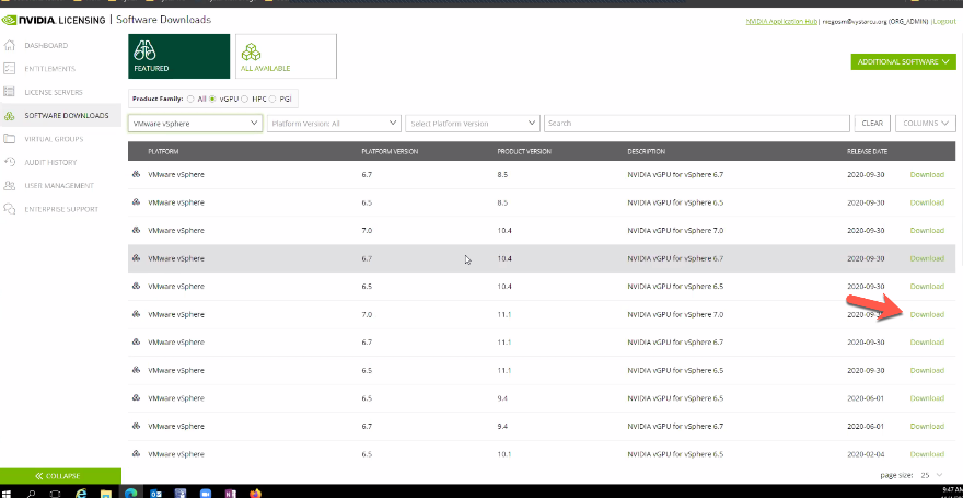 Graphical user interface, table