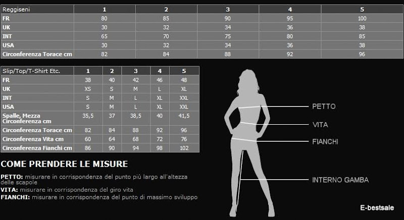 Marciano Size Chart