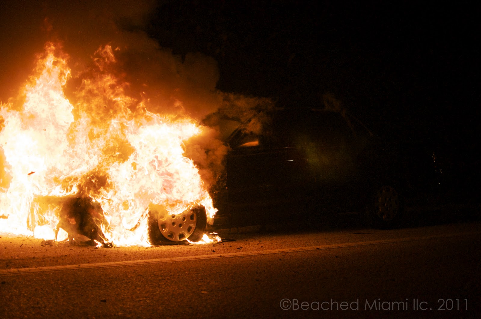 Car on Fire
