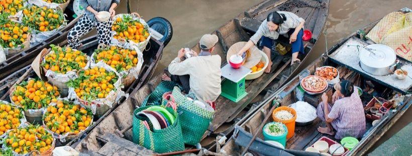 Marché flottant de Cai Rang