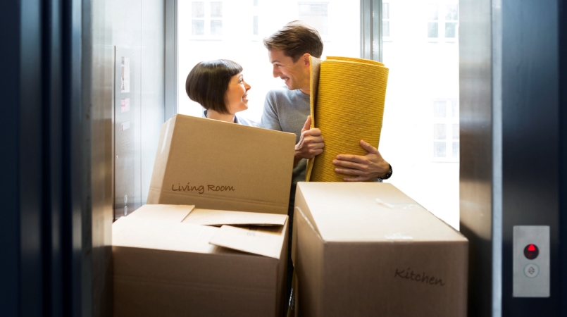 Moving in New Jersey might mean you have to use an elevator to move into your new home.