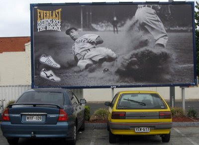 Joe DiMaggio Billboard with Joe DiMaggio for a show company
