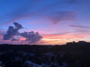 Grenada sunset, taken by Brittney Kilgore a vet student at SGU