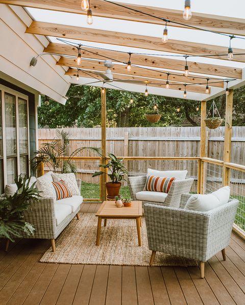 Attached Pergola Design