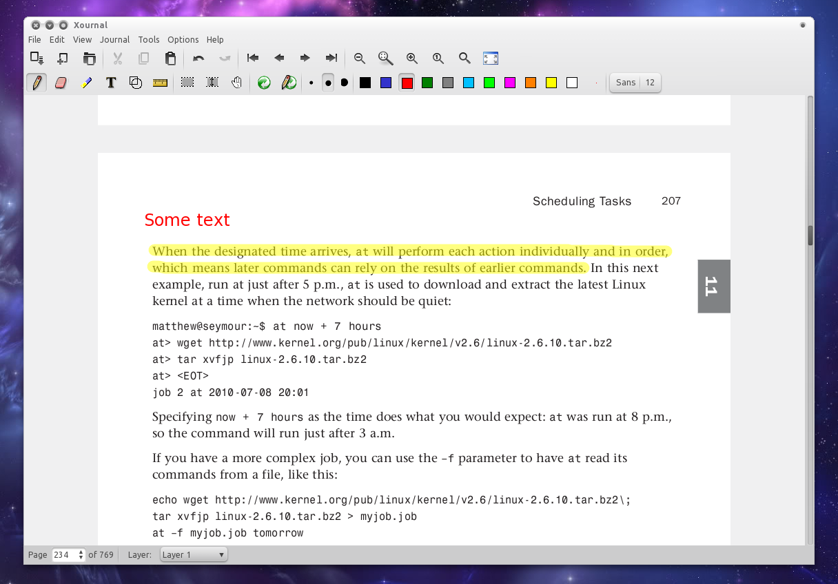 Highlight Text Or Annotate PDF Files In Ubuntu With Xournal ~ Web Upd8:  Ubuntu / Linux blog