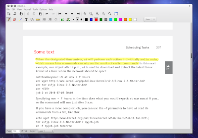 Xournal PDF annotate highlight text