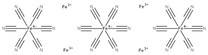 ferrocianuro ferrico