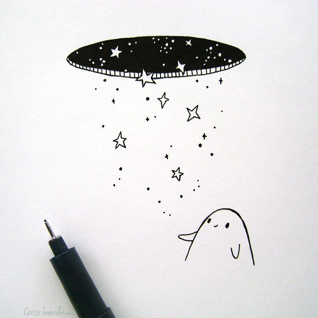 stars and magic #inktober #illustration