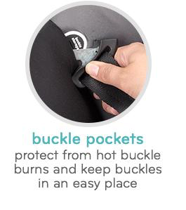 Evenflo Sonus buckle pockets