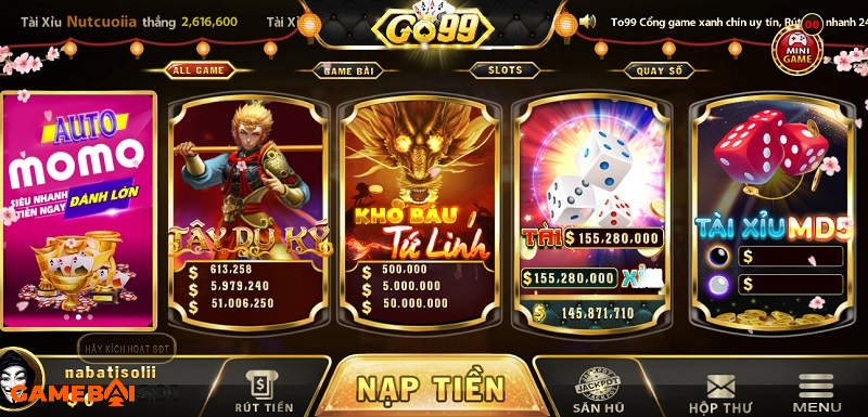 cổng game bài uy tín go99 club