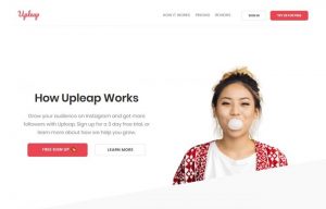 Upleap-Homepage