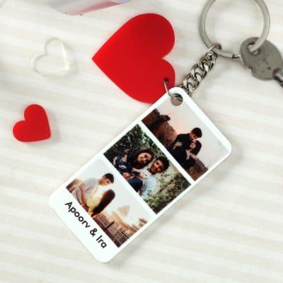 Personalized Keychain with Heart: Gift/Send Home and Living Gifts Online  J11125139 |IGP.com