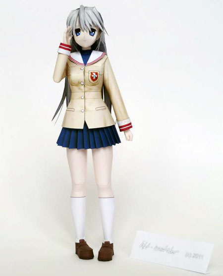 Clannad Papercraft Sakagami Tomoyo