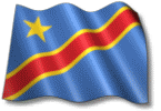 Waving Congo, Democratic Republic flag