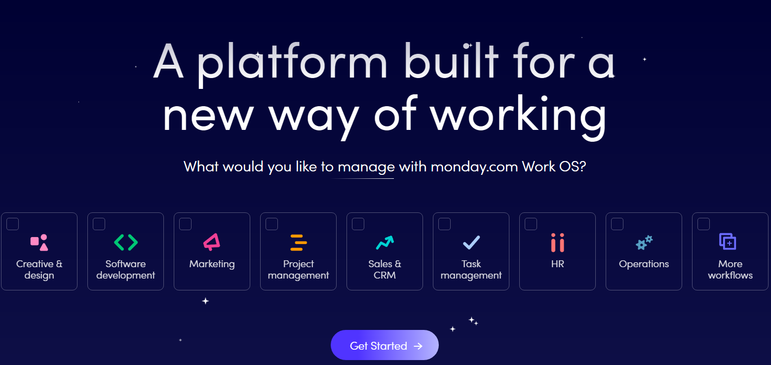 Monday.com as one of the ProofHub Alternatives
