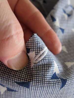 male pattern boldness: Men's Shirt Sew-Along 10 -- Finishing Up!