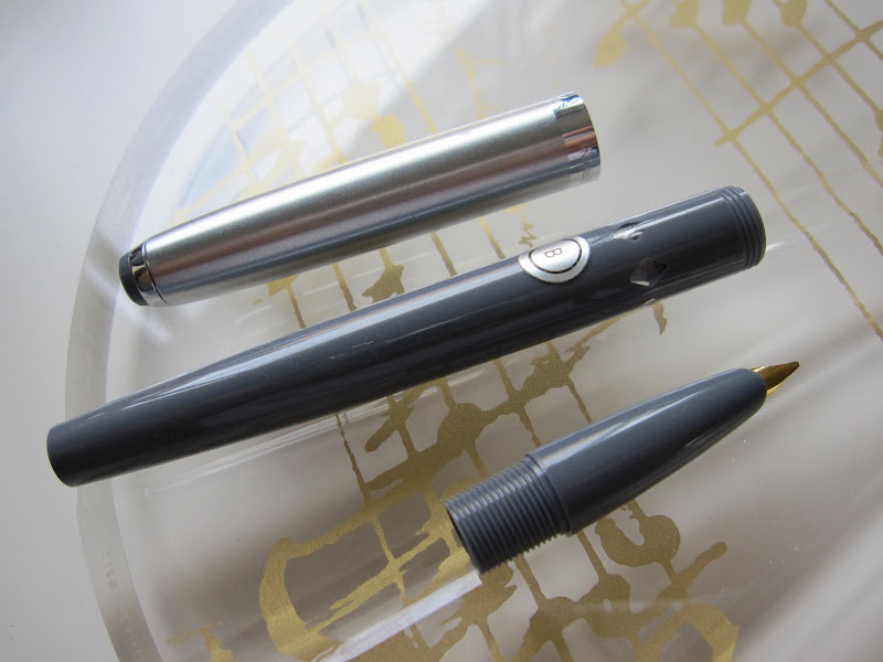 MONTBLANC MONTE ROSA CARTRIDGE GREY FOUNTAIN PEN B NEW eBay