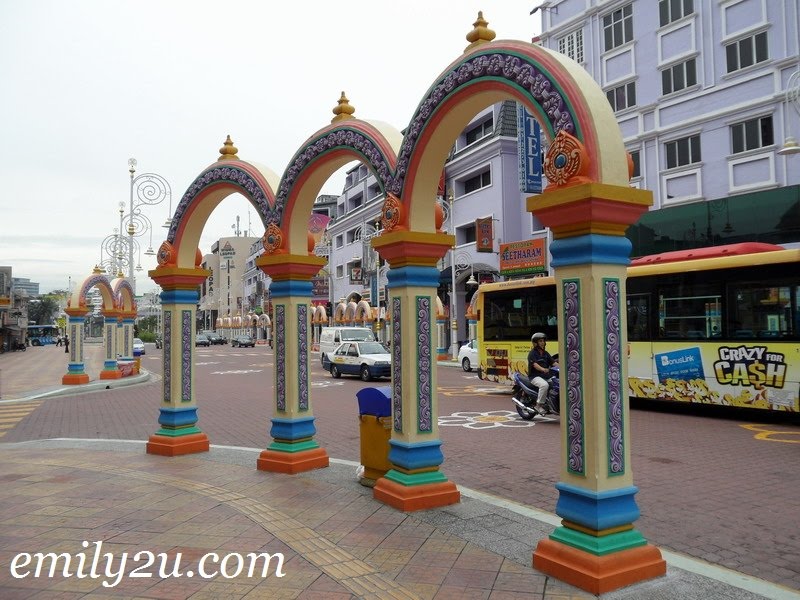 multi-coloured arches