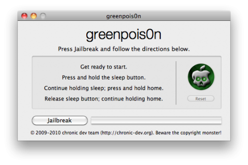 greenposion jailbreak begin