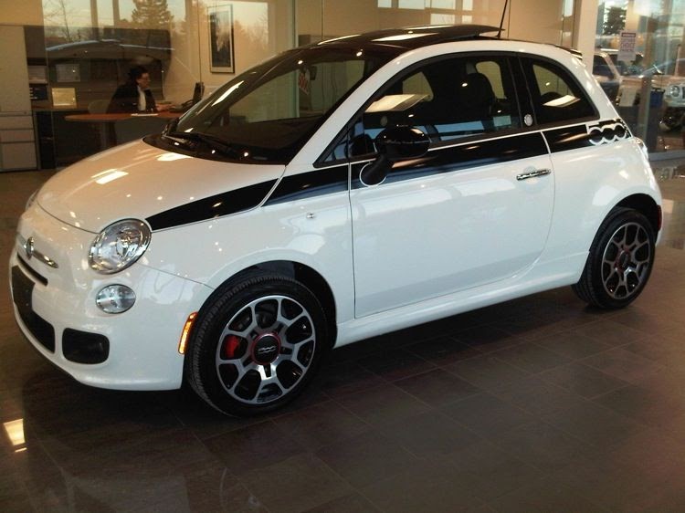 Fiat 500 авто цвета