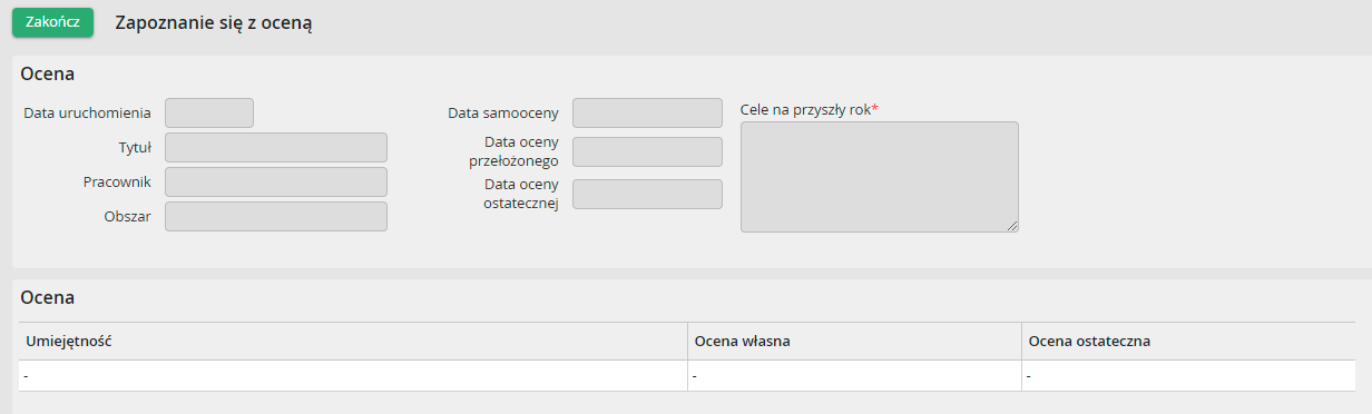 Proces oceny okresowej