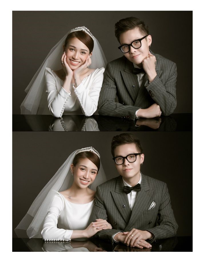 Nhìn loạt váy cưới của con gái Minh Nhựa trong bộ ảnh kỷ niệm 1 năm ngày cưới - ảnh 3