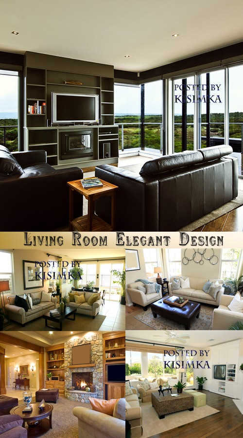 Stock Photo: Living Room Elegant Design Stock Photo: Living Room Elegant Design